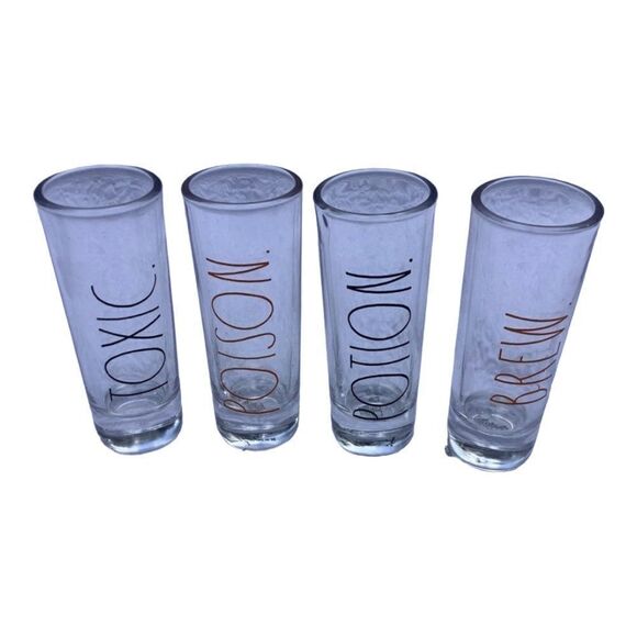 Rae Dunn shooters shot glasses set of 4 - Picture 2 of 2